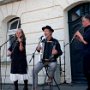 05.09.2021 Konzert vorm Meisterhaus der LMA beim Lehrgang „Klezmer- und Balkantänze mit Live-Musik“ mit Georg Brinkmann, Stefanie Hölzle & Daniel Marsch